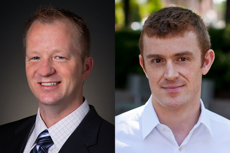 Photo: The co-directors of MITEI’s Low-Carbon Energy Center for Electric Power Systems Research are (left) Christopher Knittel, the George P. Shultz Professor of Applied Economics at the MIT Sloan School of Management, and Francis O'Sullivan, director of research for the MIT Energy Initiative. Knittel photo courtesy of MIT Sloan; O'Sullivan photo: Dominick Reuter Center-Electric-Power-Systems-OSullivan-Knittel-headshots-MIT-00_WEB - Copy.jpg