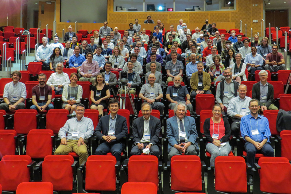Attendees of the 2022 Kerry Emanuel Symposium. Emanuel is in the front row, third from right. Photo courtesy of EAPS. Emanuel Symposium-3_WEB.jpg