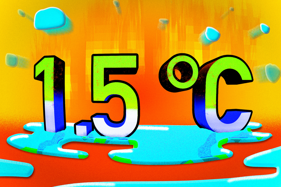 The 1.5 degrees Celsius threshold is seen as a line of defense against climate change’s most severe and irreversible effects. Image: Jose-Luis Olivares/MIT The 1.5 degrees Celsius threshold is seen as a line of defense against climate change’s most severe and irreversible effects