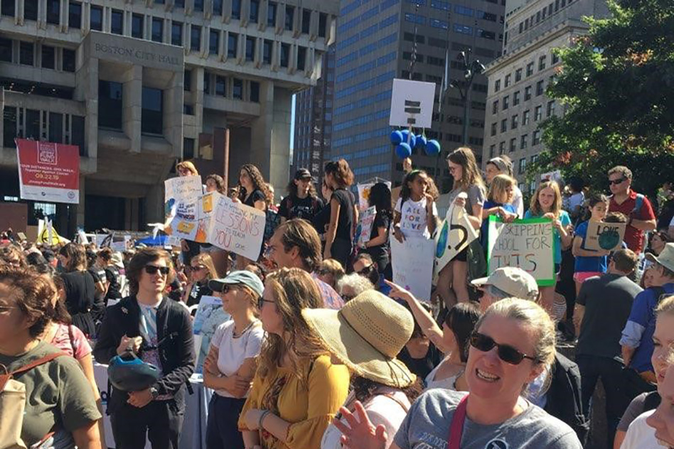 Photo: Global Climate Strike, Boston (Photo by Mark Dwortzan) Reilly_AP.jpg