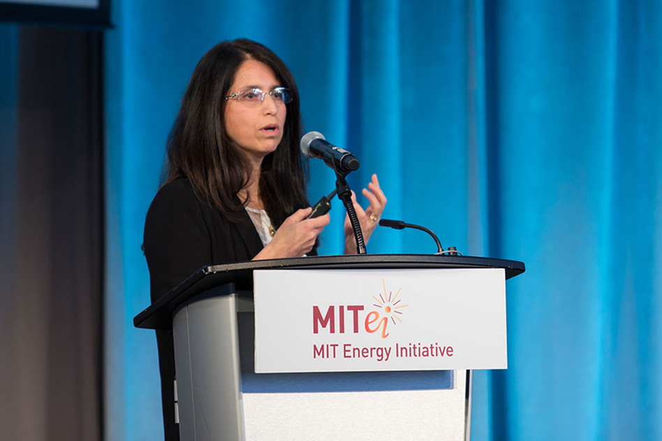 Photo: Dharik Mallapragada, a research scientist at MITEI, speaks about hydrogen at MITEI’s 2019 Annual Research Conference, which was focused on driving deep decarbonization. Credits: Photo: Kelley Travers/MITEI Tapia-Ahumada_WEB.jpg