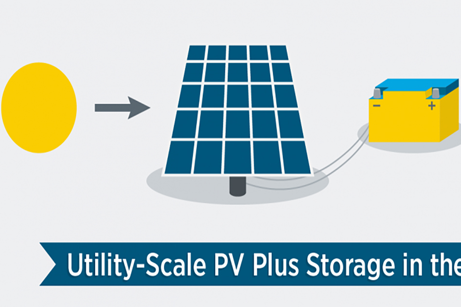 Image: According to NREL, there’s only one utility-scale PV system in the United States connected to storage, and it’s a 13 MW PV plant with 52 MWh of storage in Kauai, Hawaii. (Source: U.S. Department of Energy) solar-plus-storage-one1_WEB.jpg